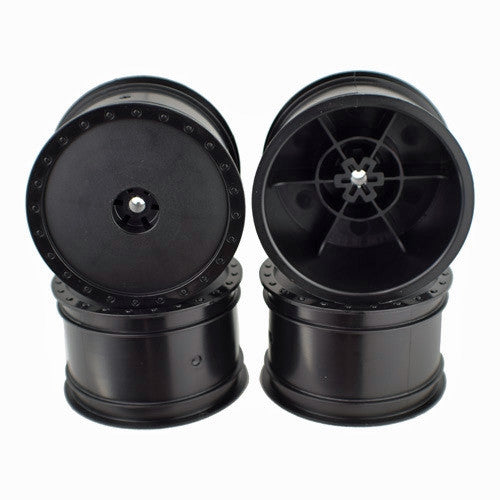 Image of Borrego Buggy Wheels for Assoc B4-B44/Rear/Black/4pcs