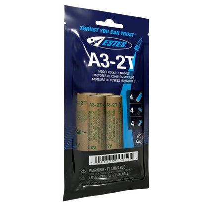 Image of A3-2T Model Rocket Engines, (4pk)