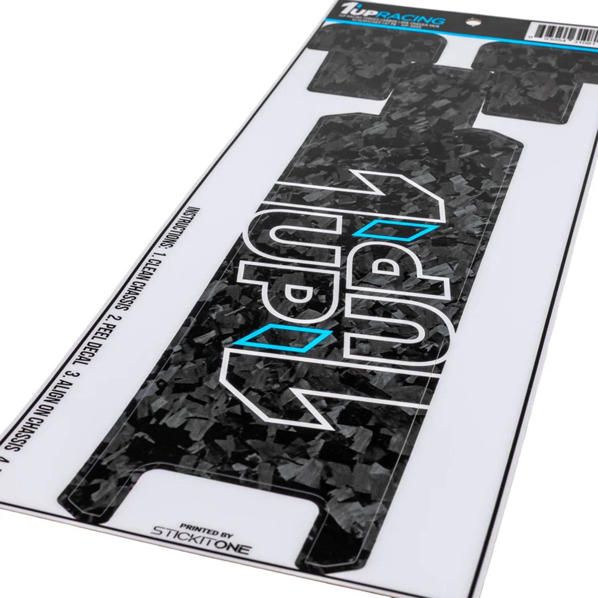 Image of Forged Carbon Look Chassis Skin - Scumacher Cat PB
