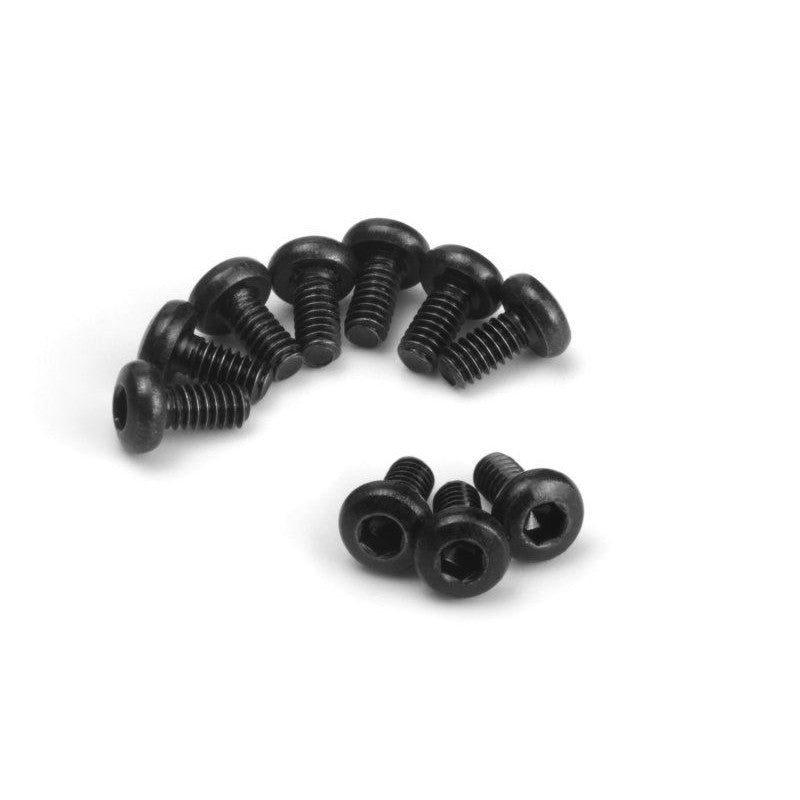 Image of Button Head Screw M2x4mm (Hex Socket/10pcs)