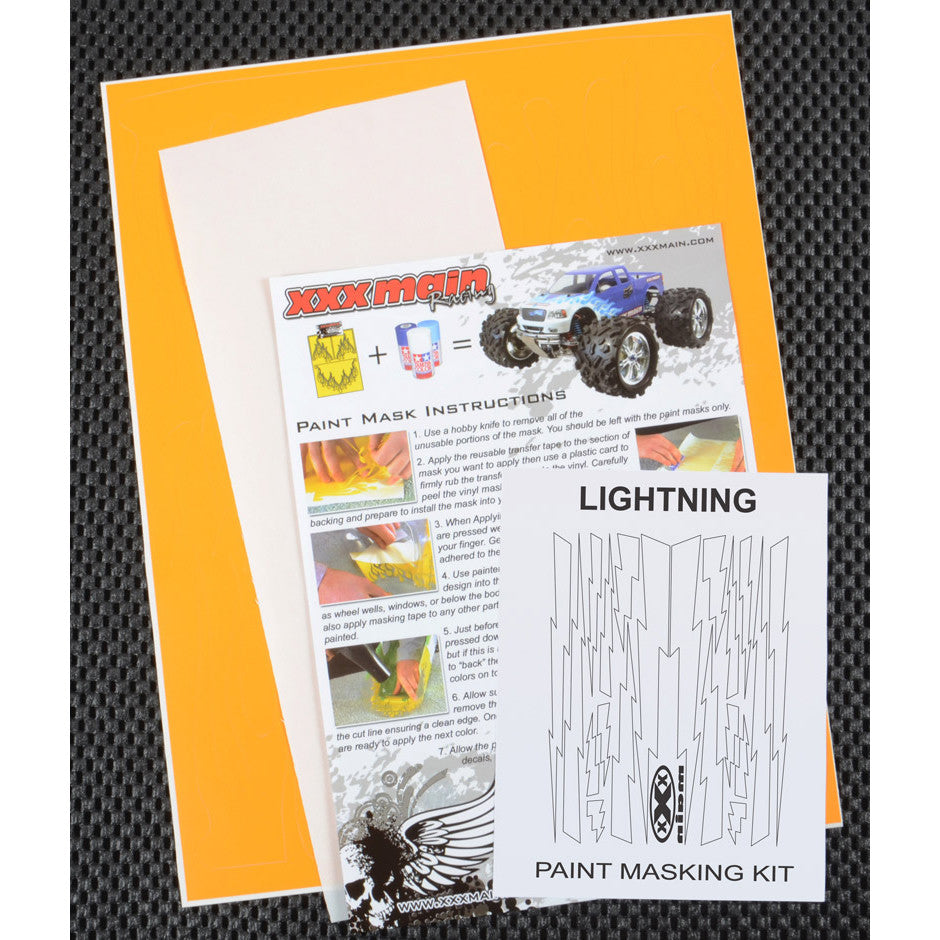 Image of Lightning Bolts Paint Mask