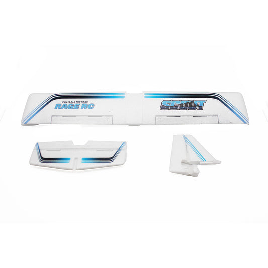 Image of Printed Main Wing and Tail Set; Scout