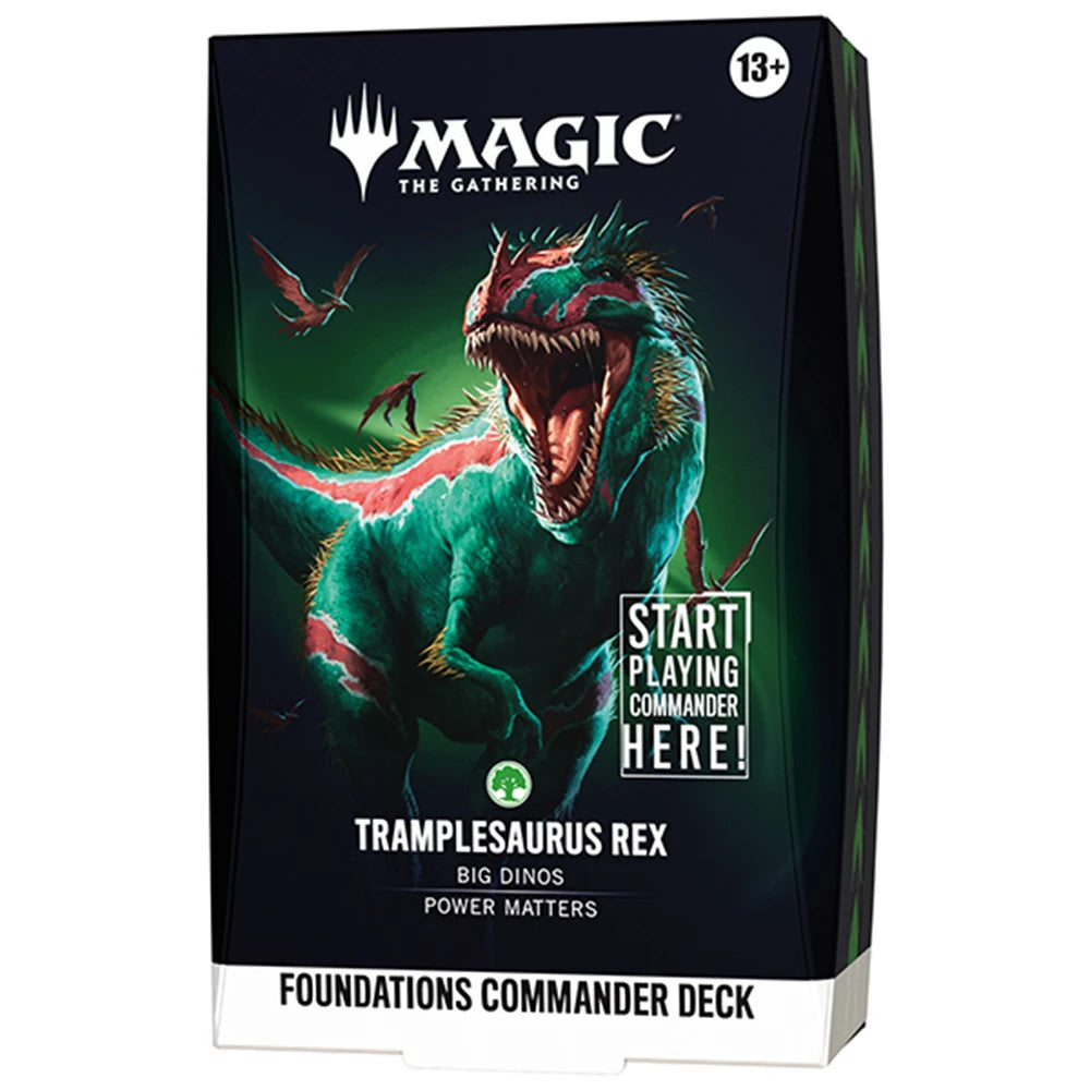MTG Foundations Commander Tramplesaurus Rex