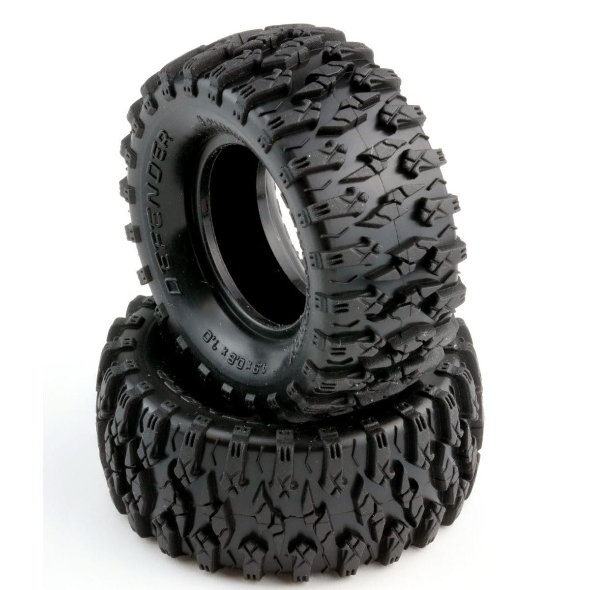 Image of Defender 1.0" Micro Crawler Tires 1/24 Axial SCX24