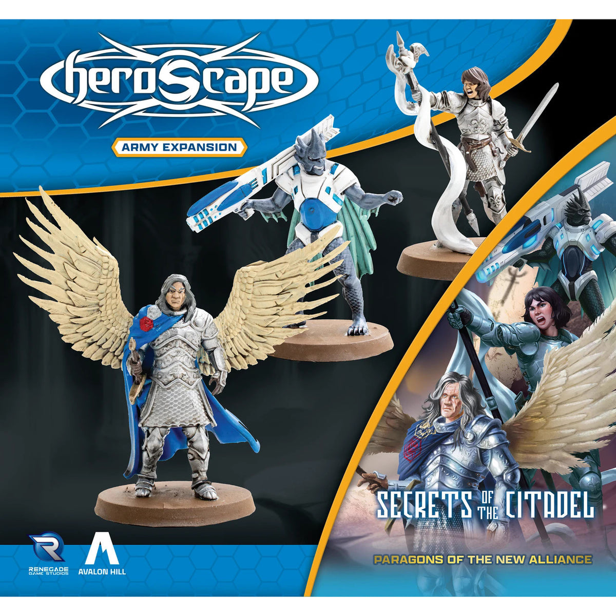 HEROSCAPE PARAGONS OF THE NEW ALLIANCE ARMY EXPANSION (6)
