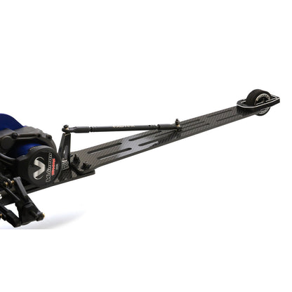 Image of Drag Slash Pro Wheelie Bar Set 3mm CF with Single Wheel Style