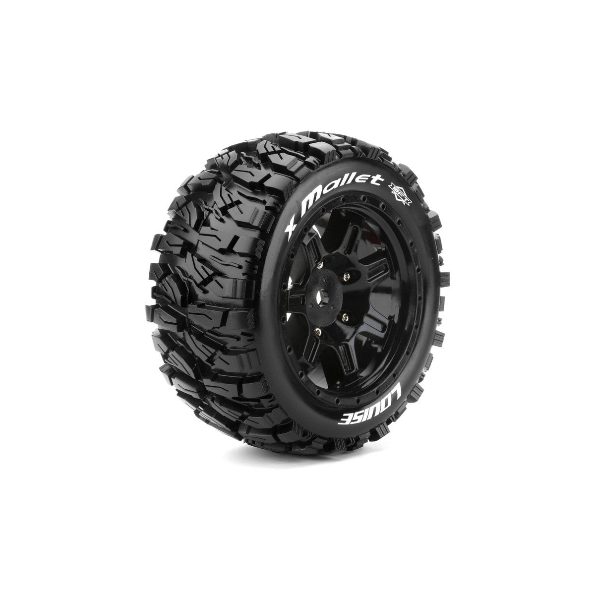 Image of MFT X-Mallet Sport Monster Truck Tires, 24mm Hex, Mounted