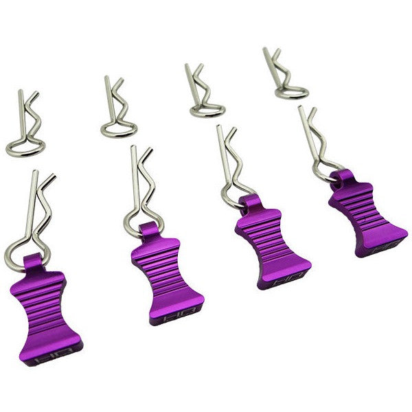 Image of 1/10 Purple Aluminum EZ Pulls Body Clips