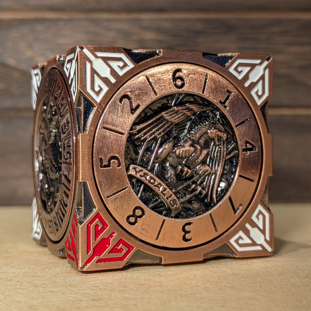 Eldercube Dice Fidget Cube Bronze