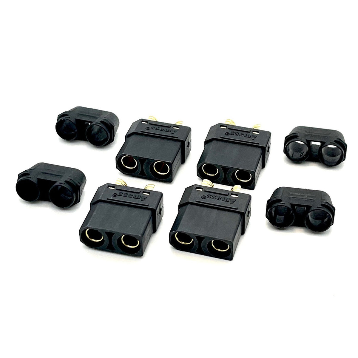 Image of Maclan XT90 Connectors, Black, 4 Female