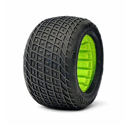 Image of 1/10 Wideopen Rear 2.2" Dirt Racing Buggy Tires (2) Super