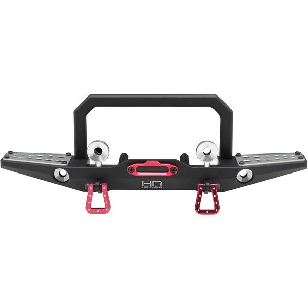 Image of Aluminum Front Bumper Winch Mount & Light Buckets, for Tra