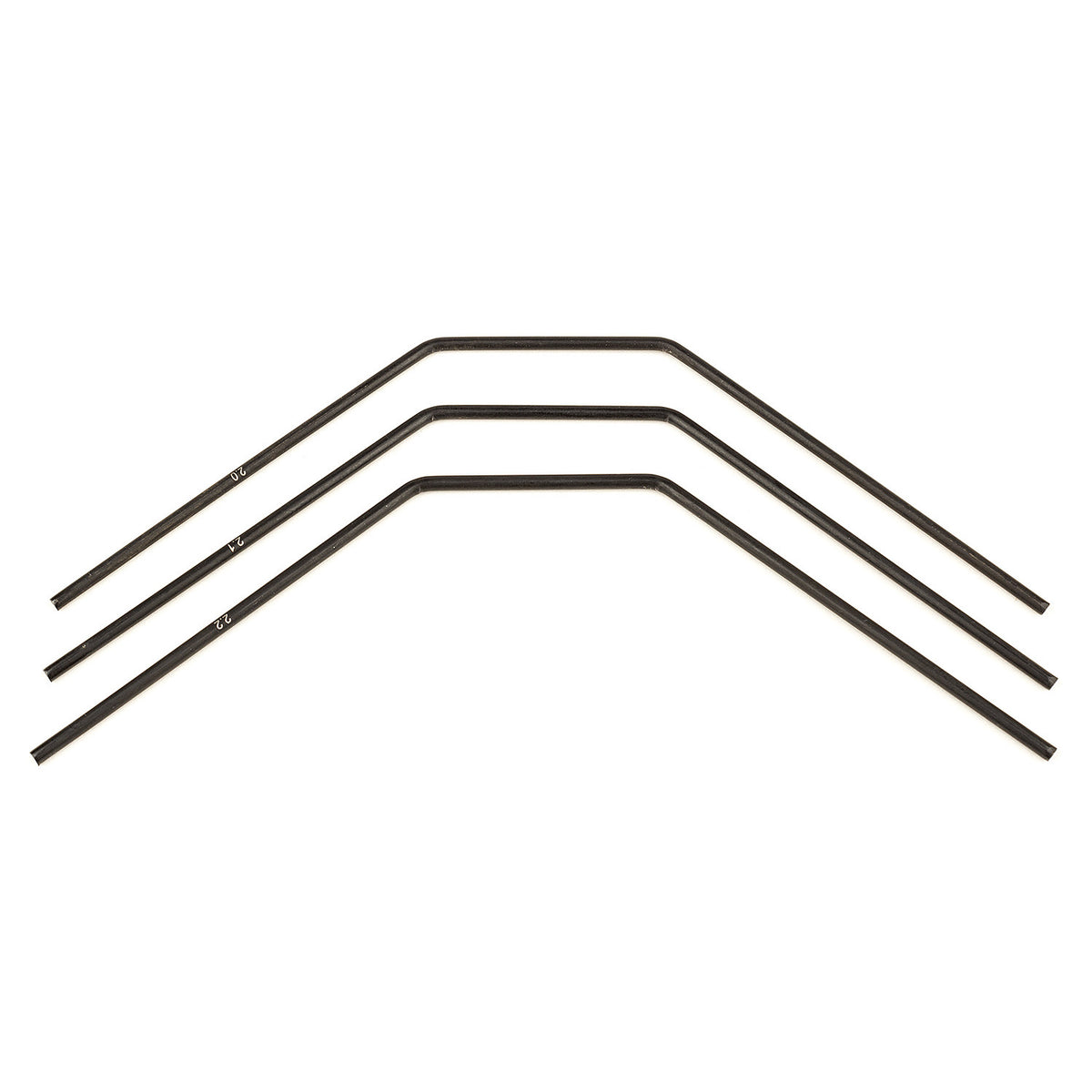 Image of RC8B3 FT Front Anti-roll Bars, 2.0-2.2mm