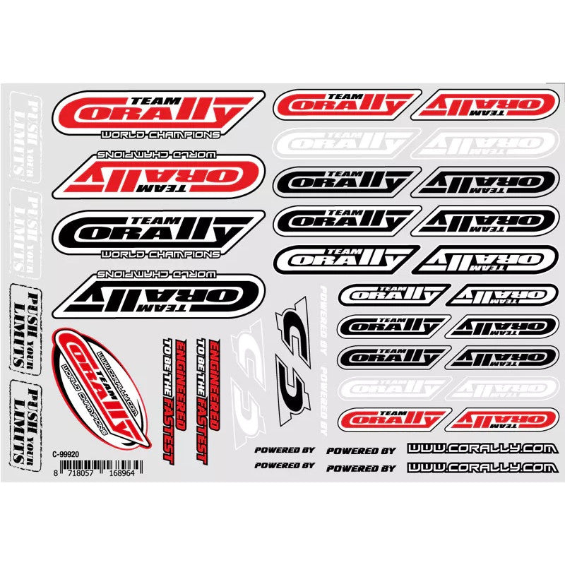 Image of Sponser Sticker Sheet, Precut - 210x148mm - 1pc