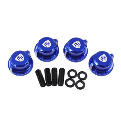 Image of Aluminum Body Mount Thumb Screws Nuts, Blue, for Traxxas