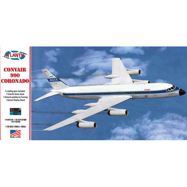 Image of 1/135 Convair 990 Jet Airliner Plastic Model Kit