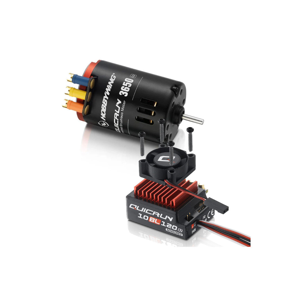 Image of Quicrun 10BL120 Sensored G2 ESC + 3650 SL 10.5T G2 Motor