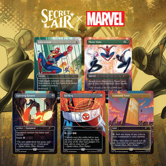MTG Secret Lair Spider-Man Heroic Deeds