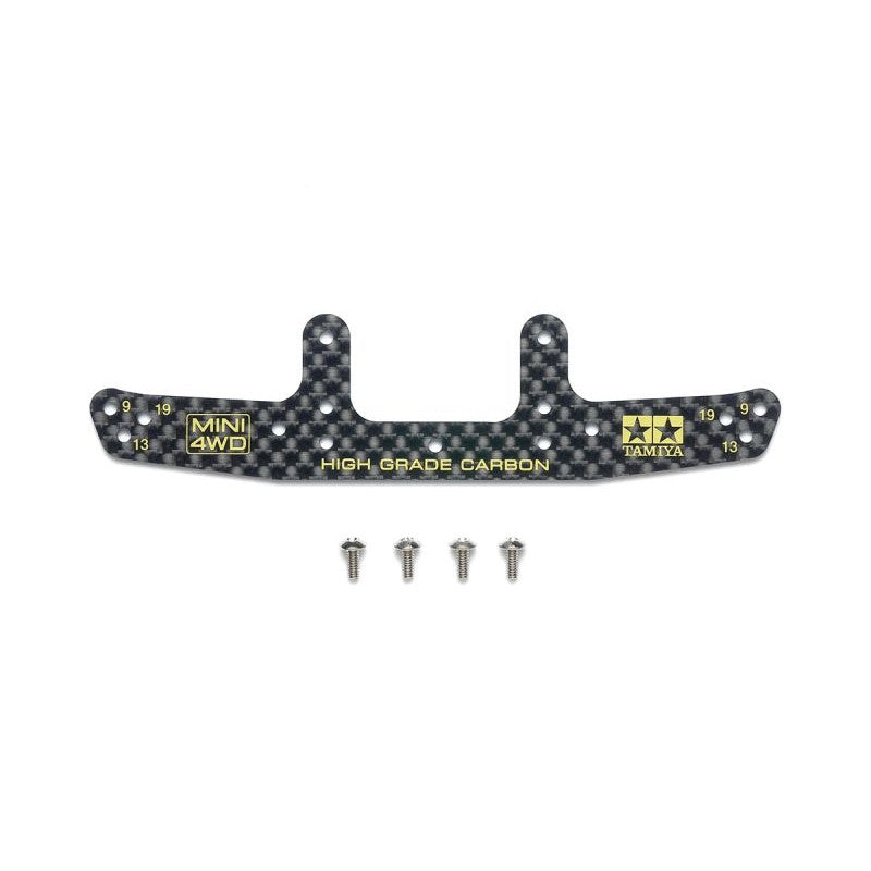 Image of JR HG Rear Bumper Plate, Carbon 1.5mm