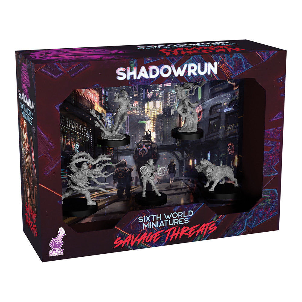 SHADOWRUN SAVAGE THREATS MINIATURES