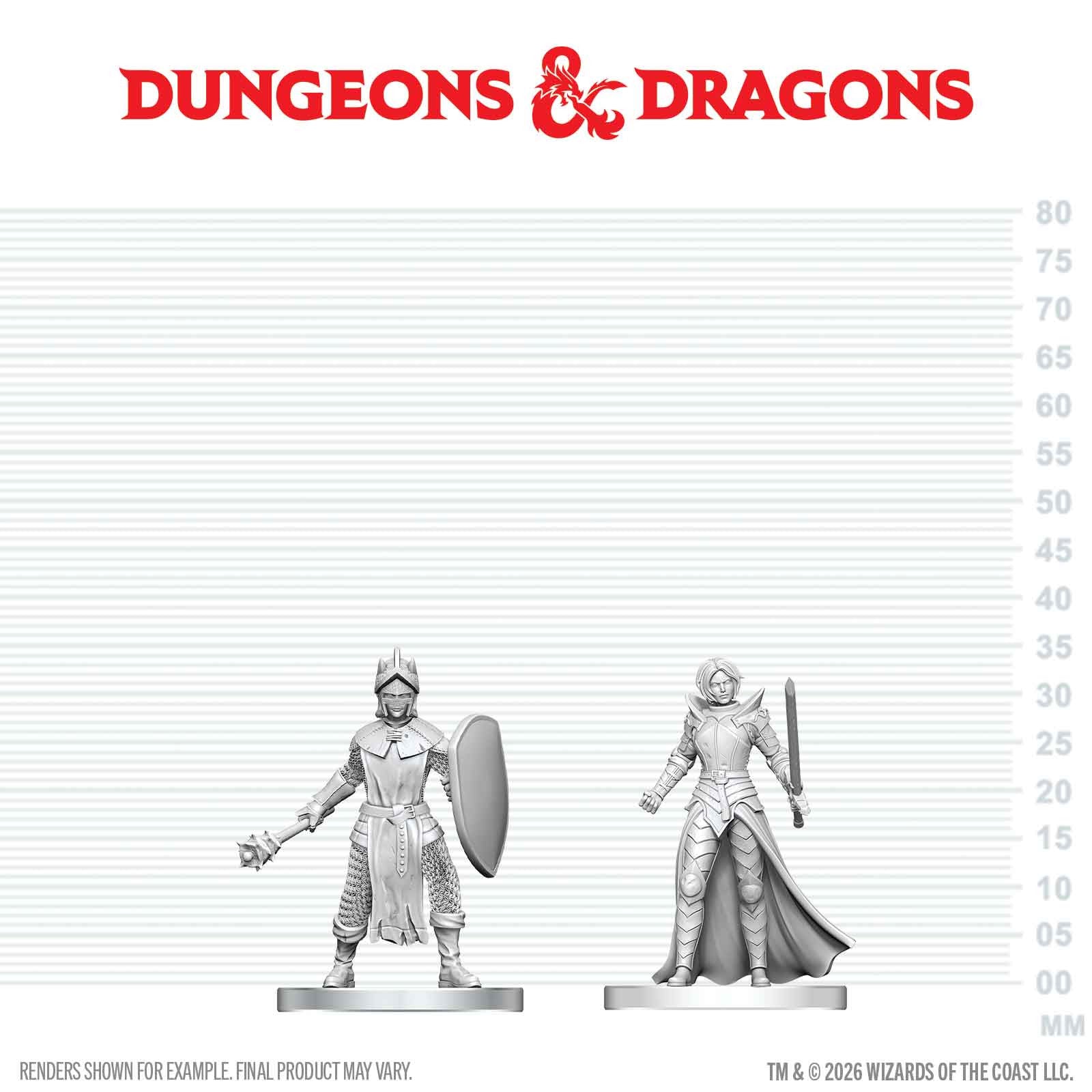 DND NOLZUR'S MARVELOUS UNPAINTED MINIATURES: W29 BLACK GAUNTLET N ZHENTILAR PALADIN OF BANE