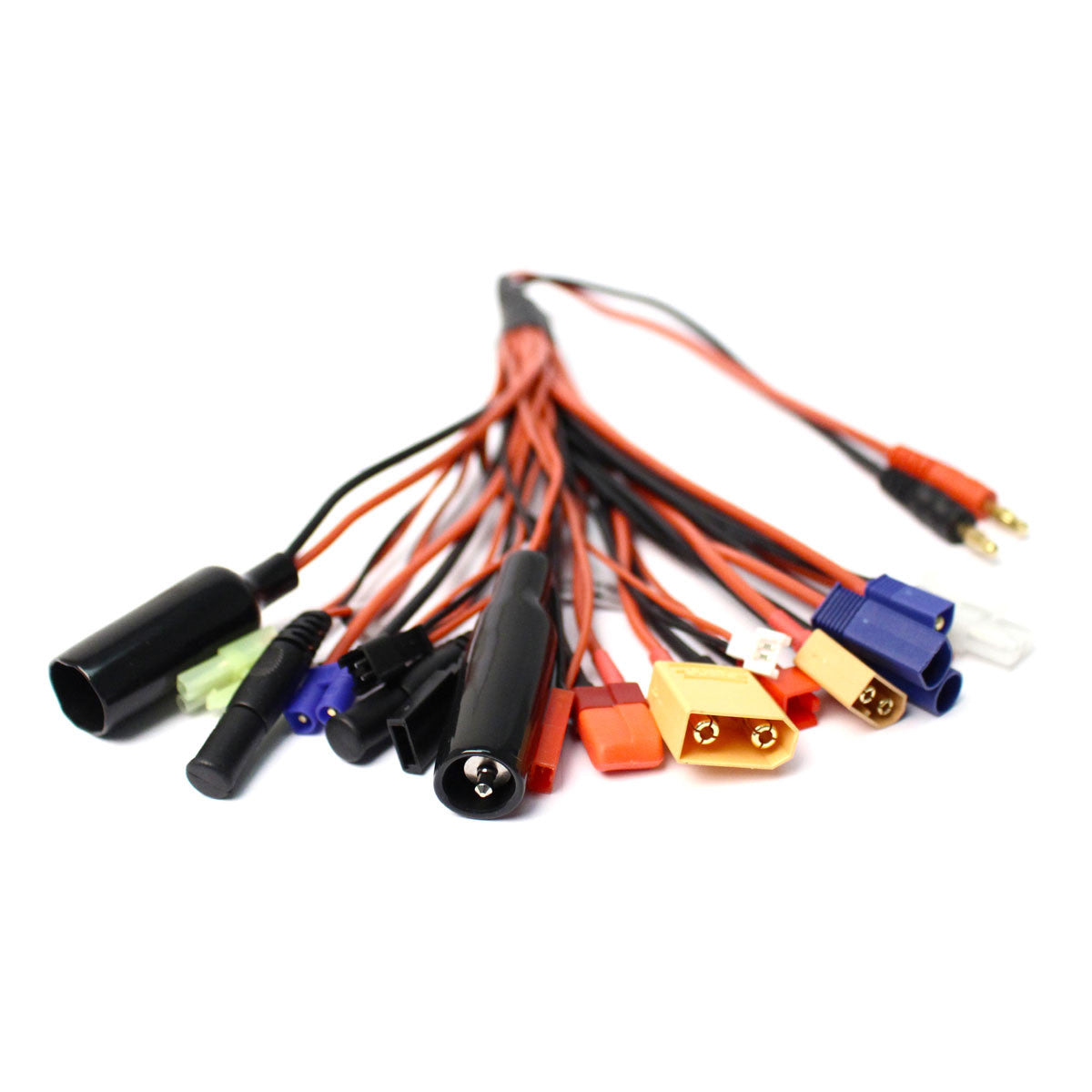 Image of 19 Function Charge Adapter to Male 4mm Bullets - 300mm Wire
