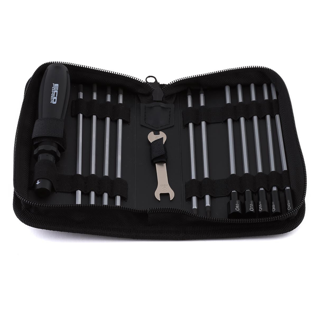 EcoPower 19-Piece Metric RC Essential Tool Set w/Carrying Case