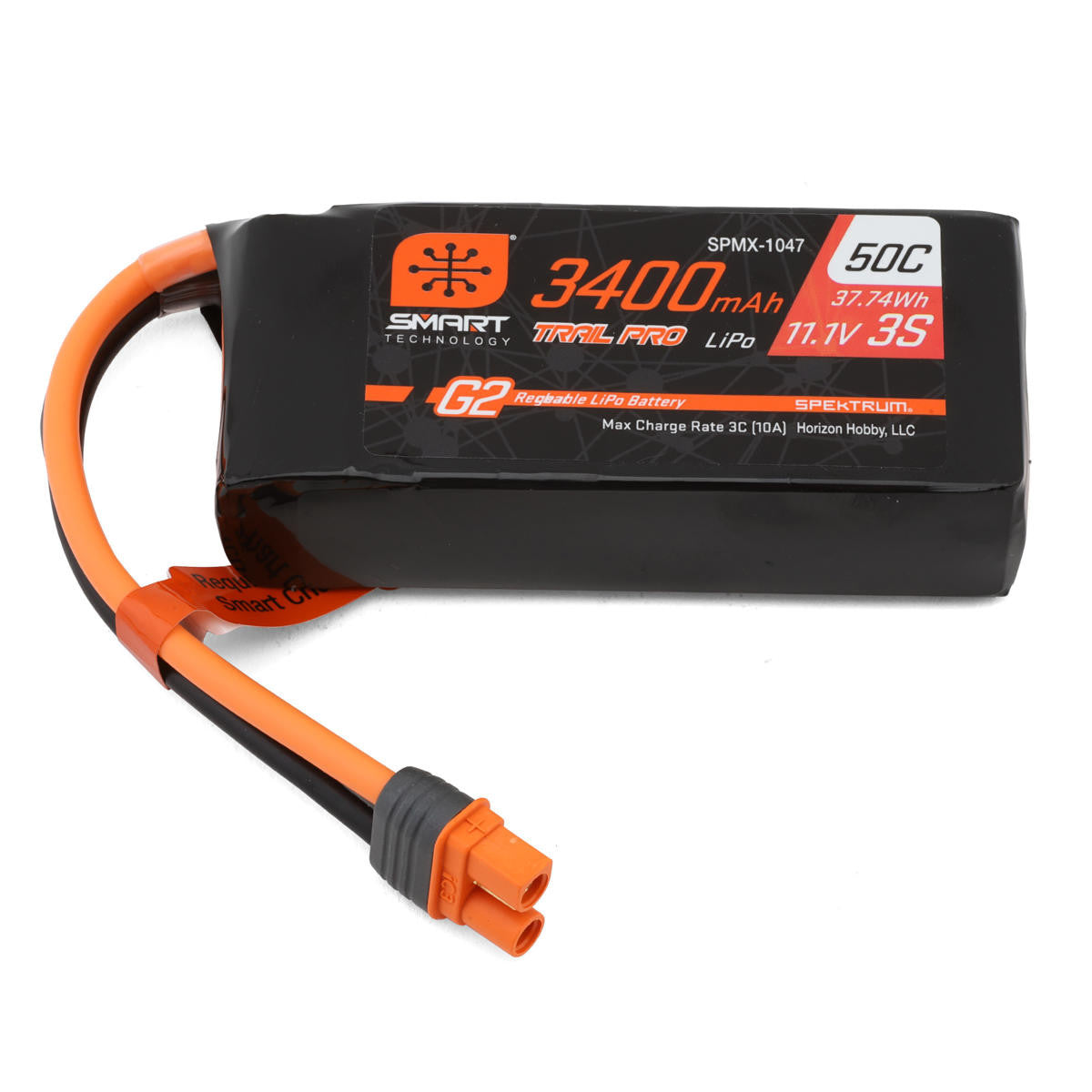 Smart G2 Trail Pro 3400mAh 3S 11.1V 50C..LiPo w/ IC3