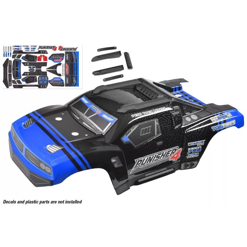 Image of Polycarbonate Body - Punisher 4 - Painted - Cut - Decals -