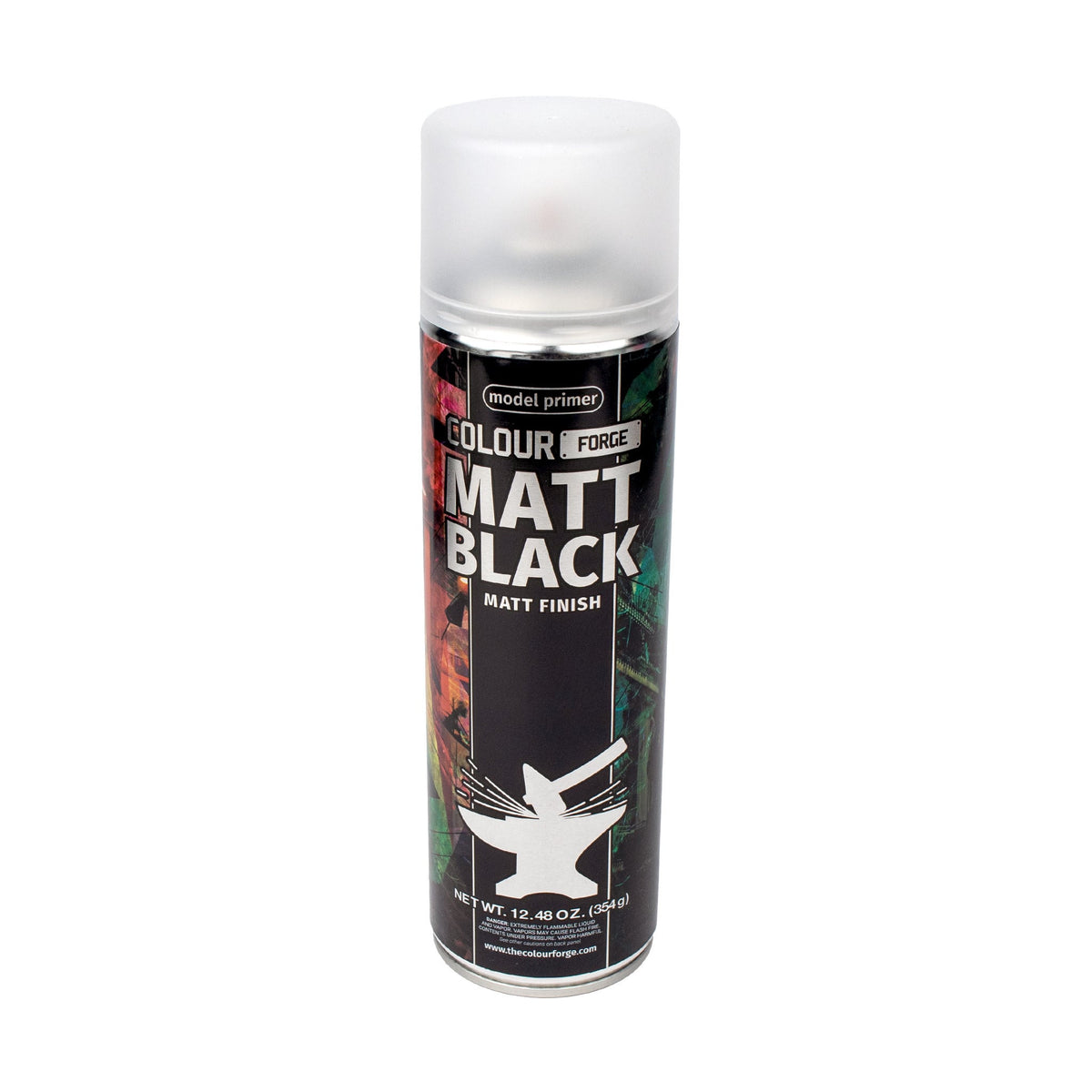 Colour Forge Spray Matt Black (500ml)