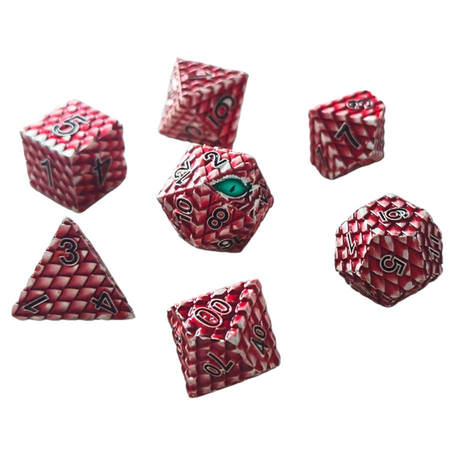 7-Set Dragonscale Metal Red