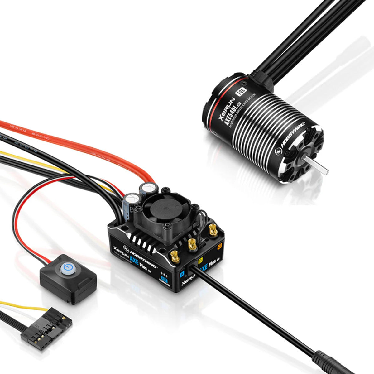 Image of Xerun Axe R3 ESC + 2300Kv 2-4S 540 R2 Motor Combo, Compact