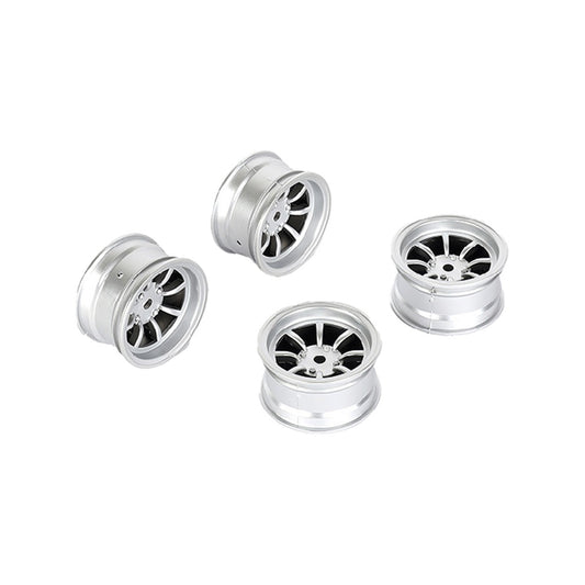 Image of 8 Spoke Wheel +4mm (Silver), for LMX