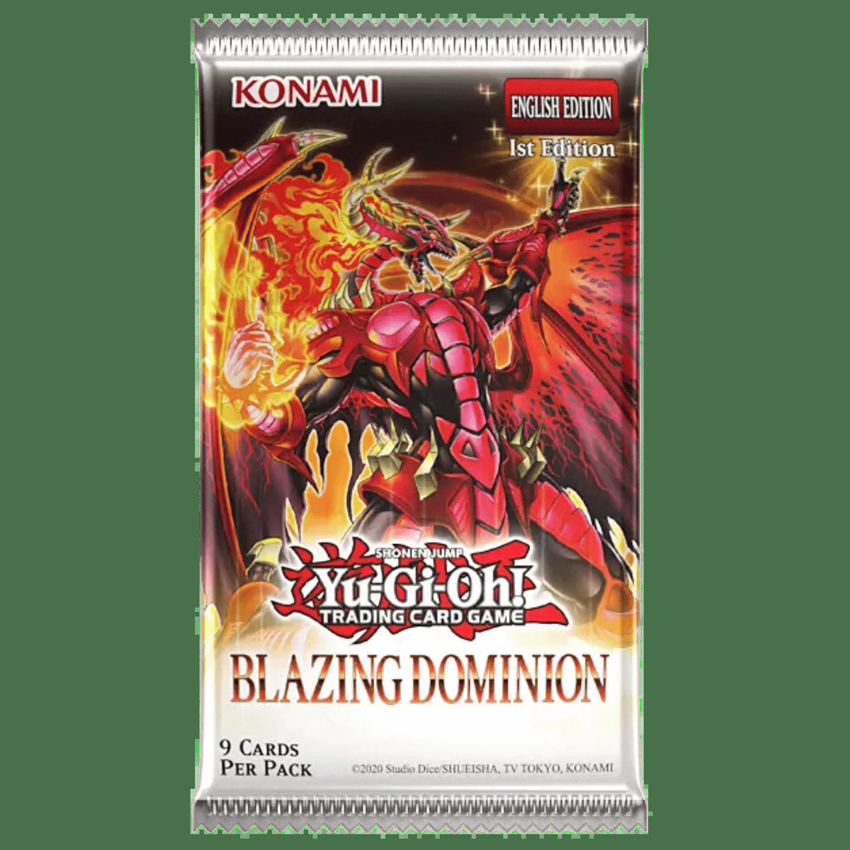 Yu-Gi-Oh Blazing Dominion Single Pack