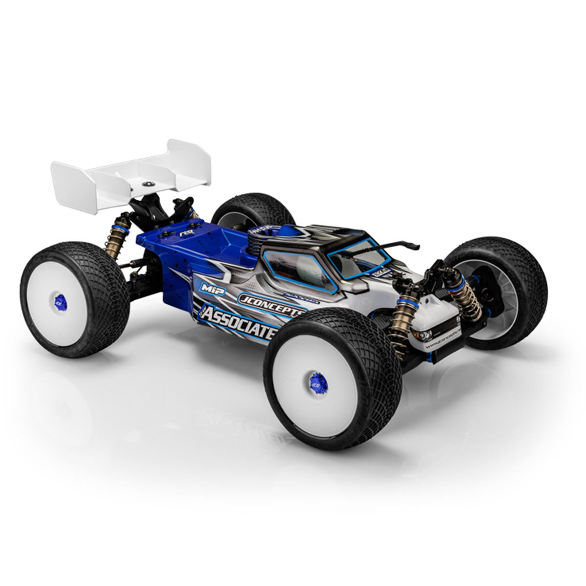 S15 - 1/8th Truck Body - Fits MBX8T, RC8T4, 8ight-XT, NT48 2.0, Body Only, Clear
