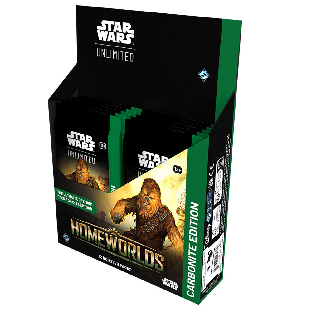 Star Wars: Unlimited Homeworlds: Carbonite Booster Display