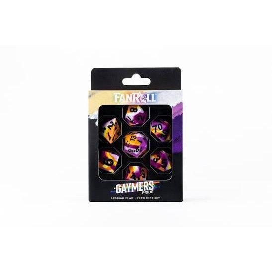 7-Set Sharp Edge Silicone Rubber: 16mm: Pride: Lesbian