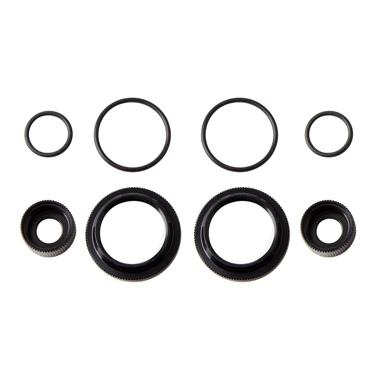 Image of 12mm Shock Collar and Seal Retainer Set, Black