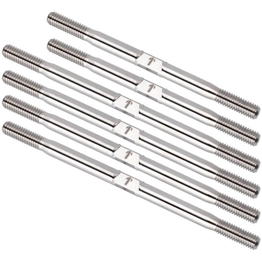 Image of Pro Duty Titanium Turnbuckle Set - Raw Titanium - AE T7 &