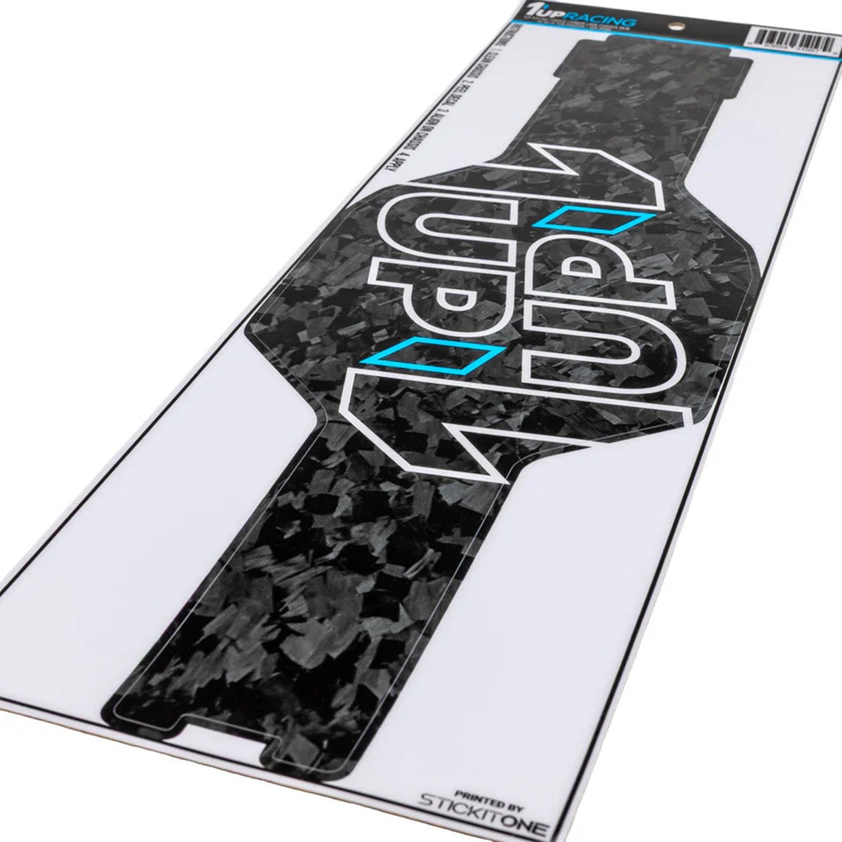 Image of Forged Carbon Look Chassis Skin - AE RC10 Tub Chassis