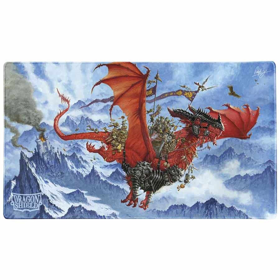 DRAGON SHIELD PLAYMAT WITH TUBE THE RAID (20)