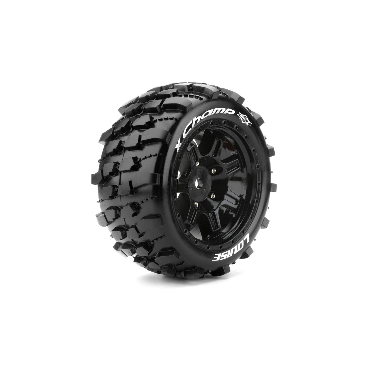 Image of MFT X-Champ Sport Monster Truck Tires, 24mm Hex, Mounted