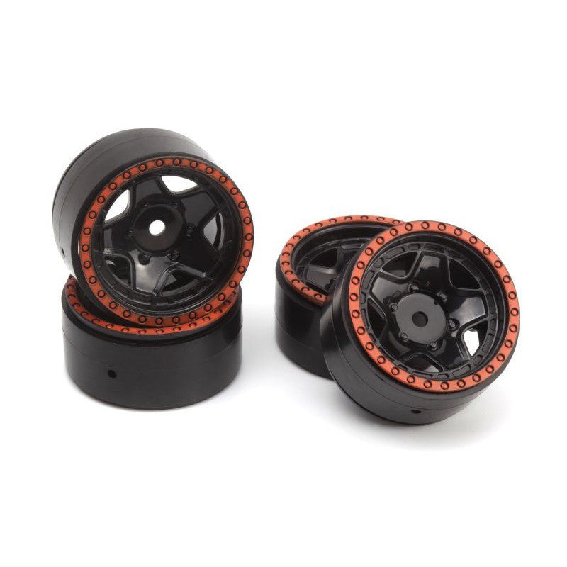 Image of CL-5 Beadlock Wheel 1.2in (Red/4pcs)