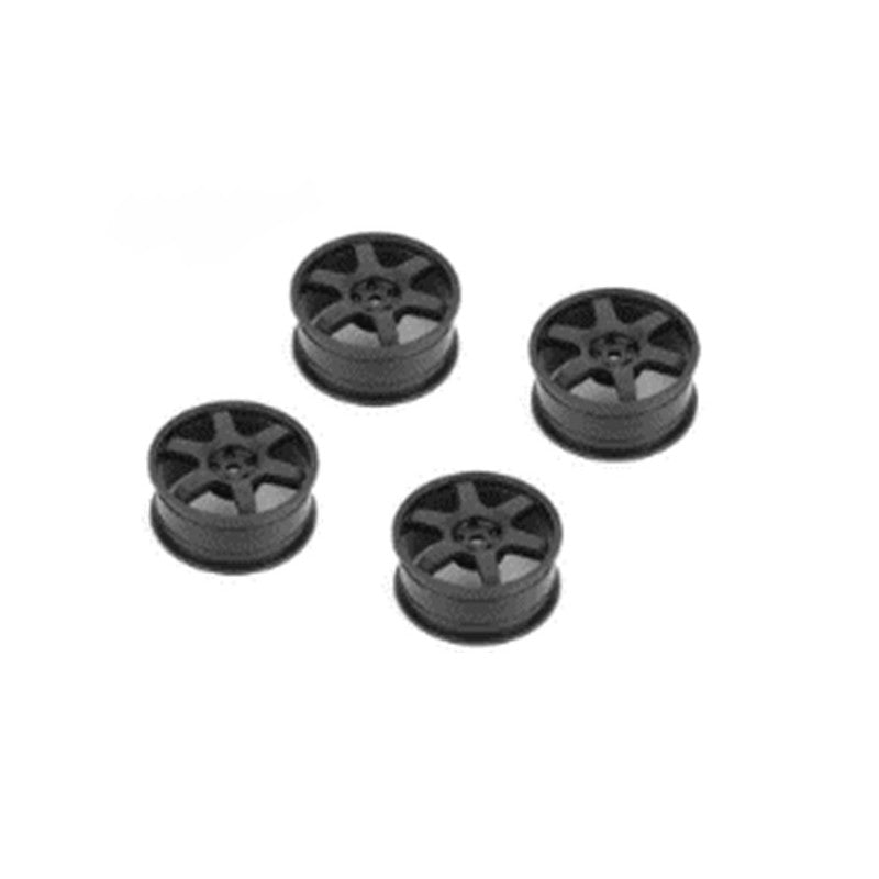 Image of 6 Spoke Wheel Black / 24mm (ET-0mm), Fits LDX Drift, LRX