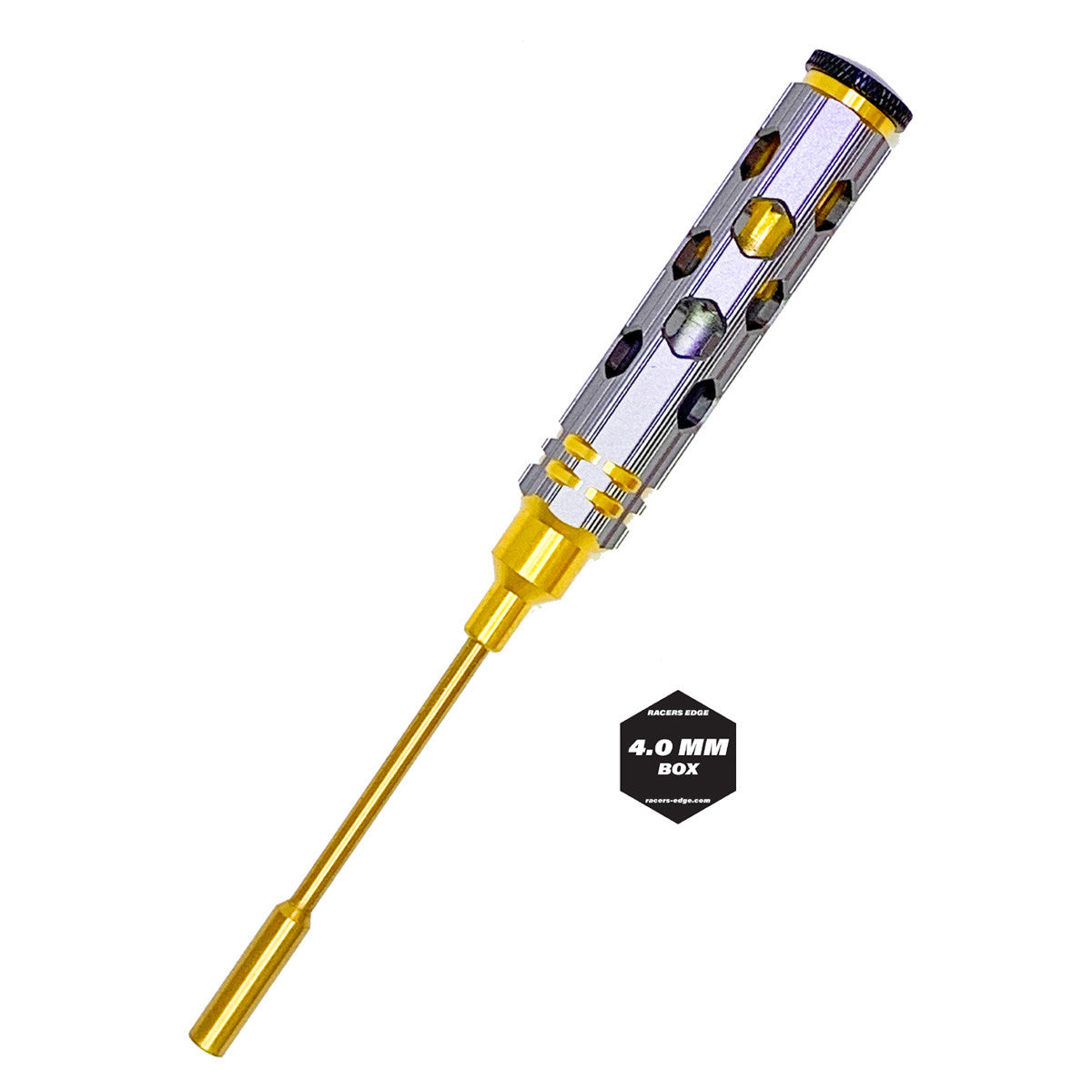 Image of 4mm Nut Driver Gold Ink Honeycomb Handle w/ Titanium