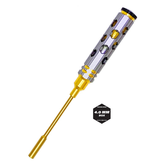 Image of 4mm Nut Driver Gold Ink Honeycomb Handle w/ Titanium