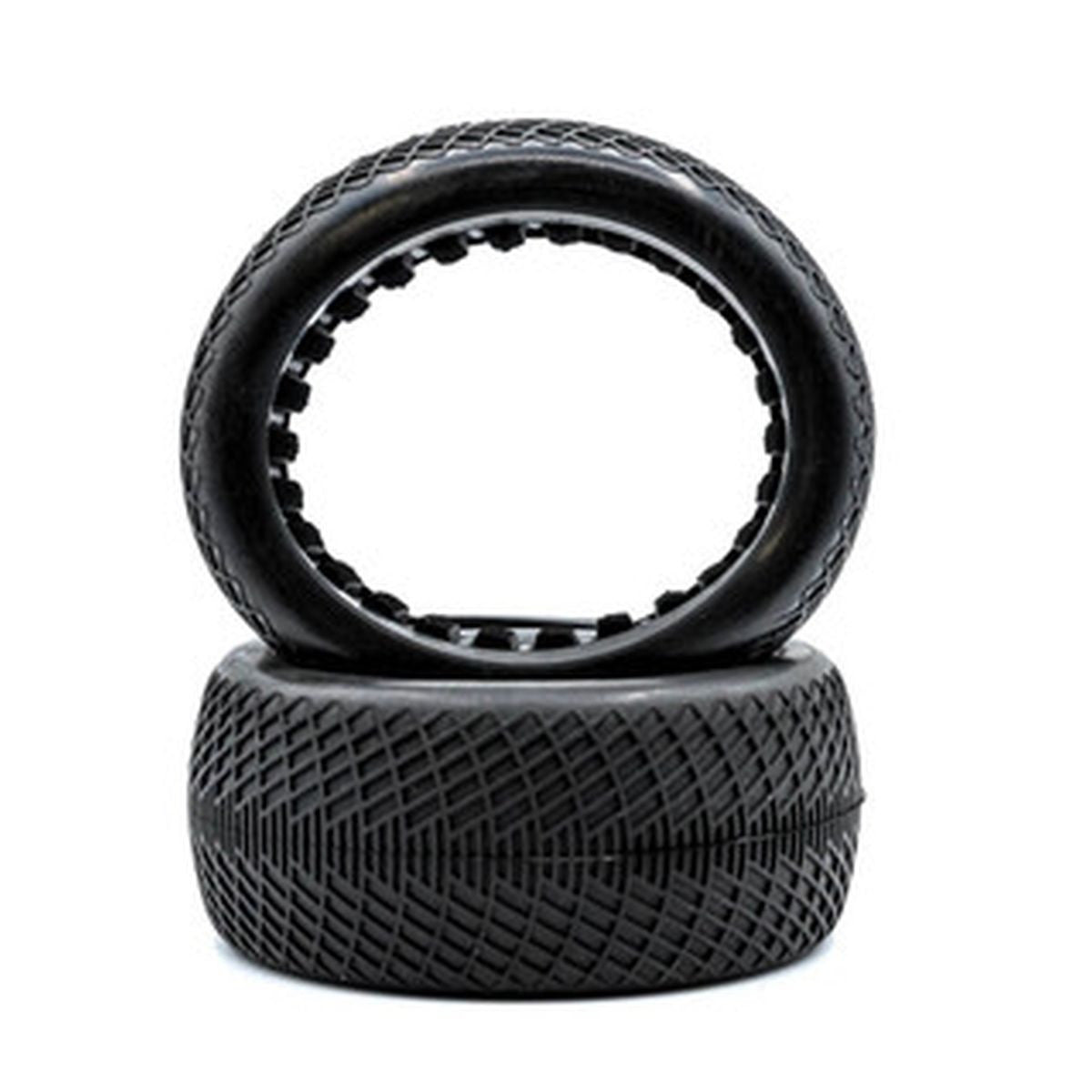 Image of Radar - 1/8 TRUGGY Tires w/ Inserts (1 Pair) Soft (Yellow)