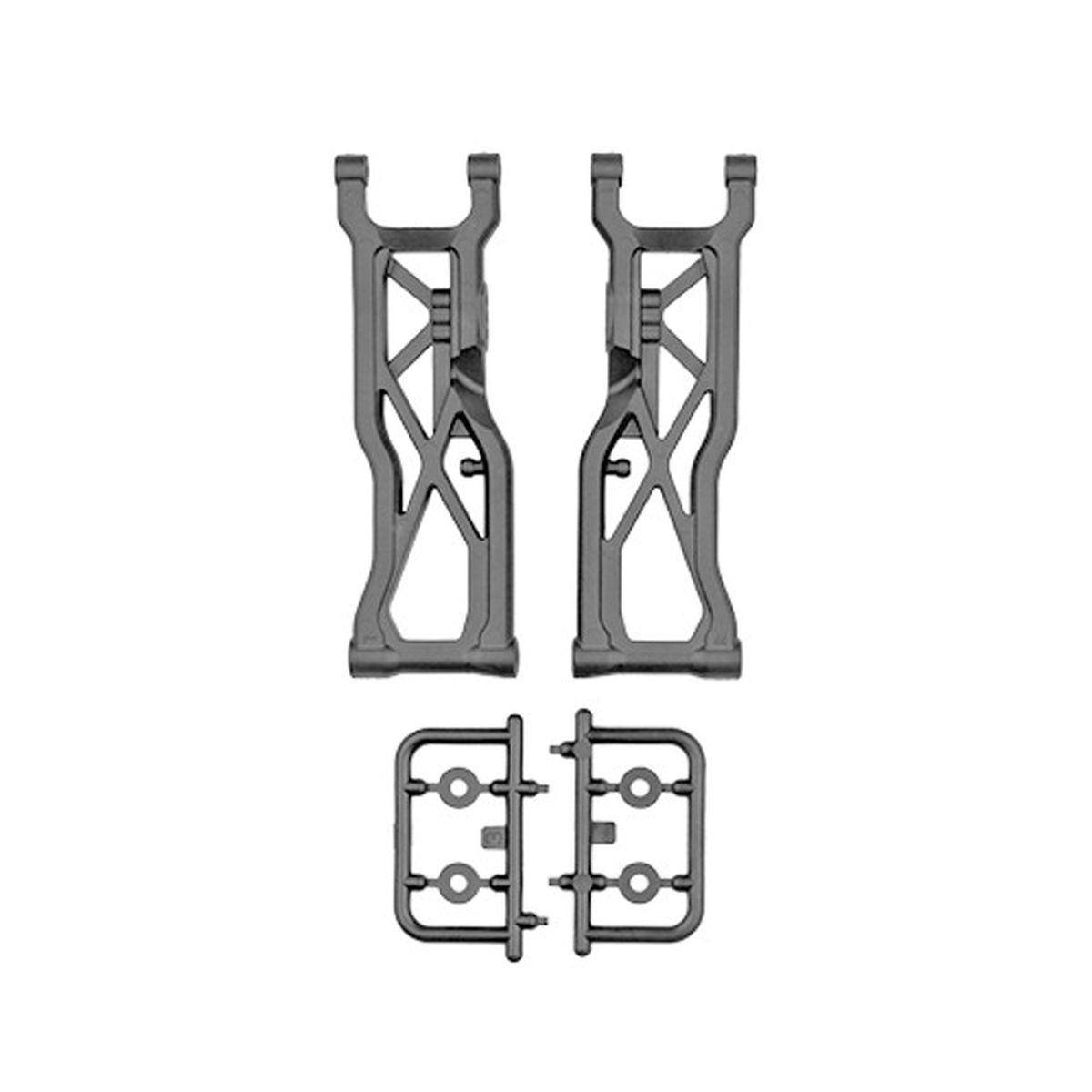 Image of RC10T7 FT Rear Suspension Arms, Carbon