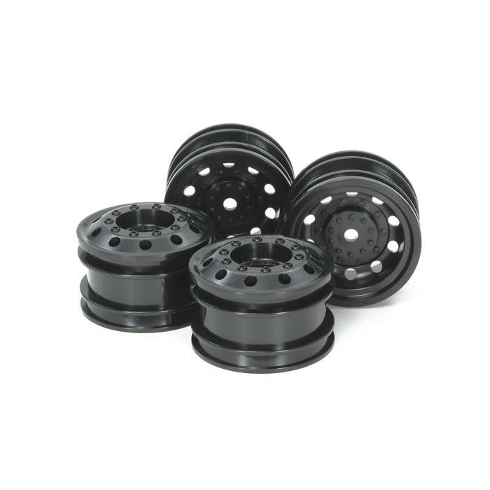 Black RC On Road Racing Truck Wheels