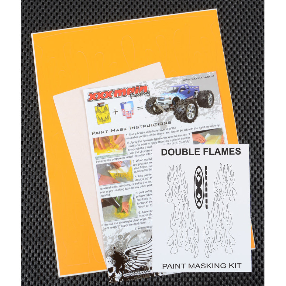 Image of Double Flames Paint Mask
